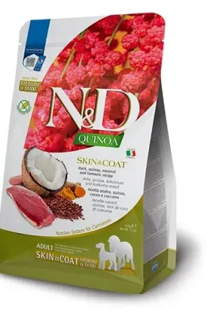 Speciale Aanbieding N&D Quinoa Skin & Coat Adult Duck 7 kg